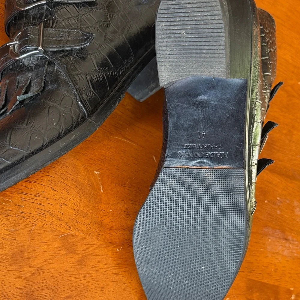 Modern Vice Black Jett Croc Ankle Boots *Special Edition (Seen on Mickey - Love) - Picture 6 of 15